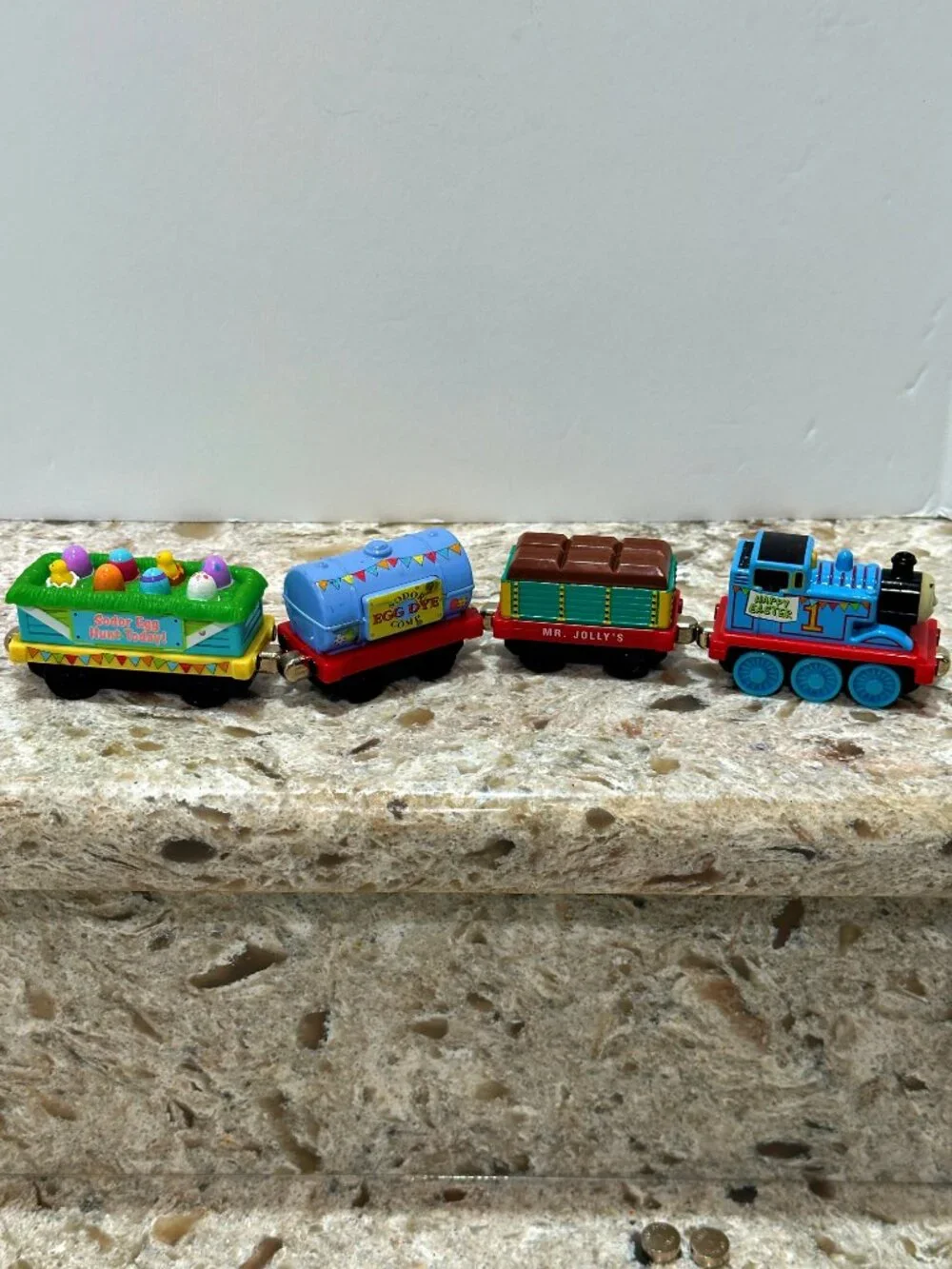 Thomas & Friends Easter Train Lot Egg Hunt Chick Sound Chocolate Take Along